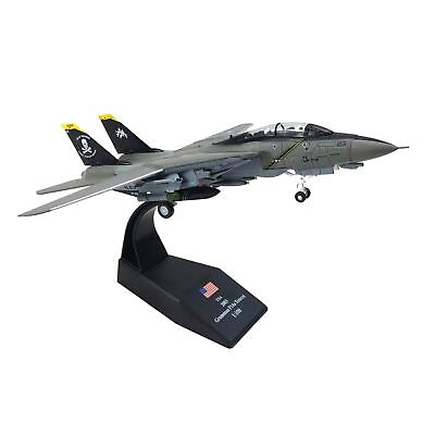 #ad 1:100 F 14 Tomcat US Fighter Jet Model Alloy Aircraft Diecast Military Ornaments $30.94