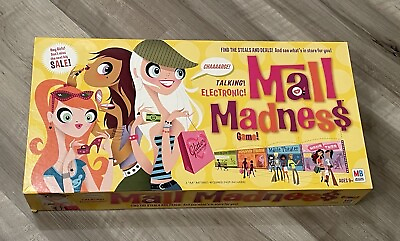 #ad Mall Madness Talking Electronic Board Game 2004 Milton Bradley $28.50