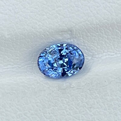 #ad Natural Blue Sapphire 1.00 Cts Oval Cut Sri Lanka Loose Gemstone $395.00