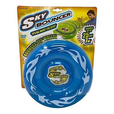 #ad Sky Bouncer Blue 8 Inch Outdoor Throwing Disc Jakks Pacific Maui Toys NEW $24.99
