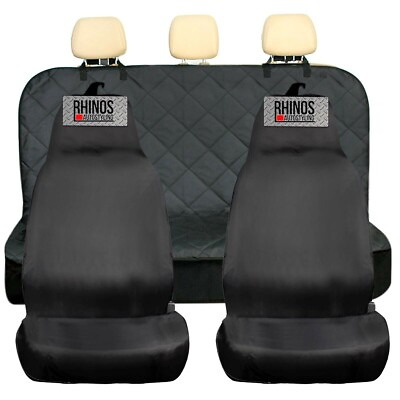 #ad FOR SEAT ALHAMBRA 2000 FULL SET OF FRONT HEAVY DUTY QUILTED REAR SEAT COVERS GBP 33.94