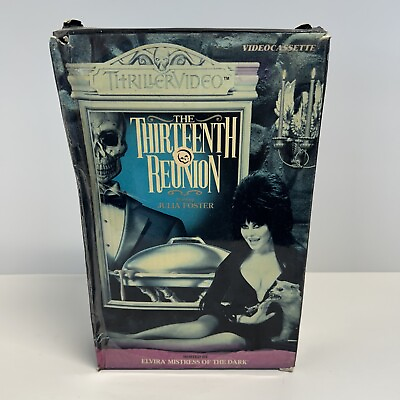 #ad vintage Elvira#x27;s Thriller Video quot;The Thirteenth Reunionquot; 1982 Beta Very Rare $49.98