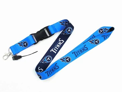 #ad NFL Football teams Tennessee Titans LANYARD DETACHABLE BUCKLE New Style US STOCK $8.99