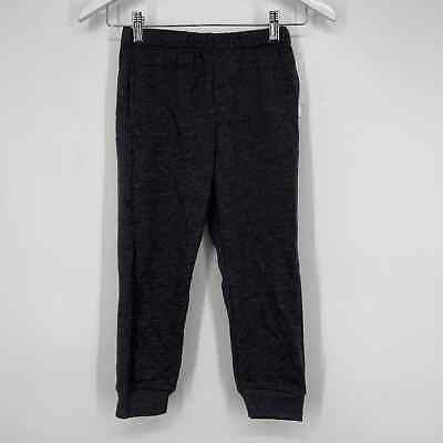 #ad Nordstrom Little Boys Kids Elastic Waist Pockets Knit Joggers Black Size 5 NWT $9.35