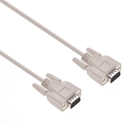 #ad DB9 9 Pin RS232 Male to Male Serial Port Cable Straight Thru Shielded 3ft 6ft $10.09