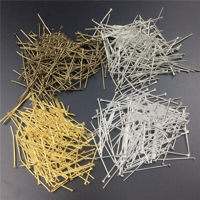 #ad 16 70MM Metal Alloy Plated Flat Pins Jewellery Making Findings Head $1.99
