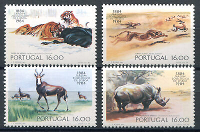 #ad Portugal Lisbon Zoo Animals Centennial Scott #1585 88 Mint NH Complete Set $2.97
