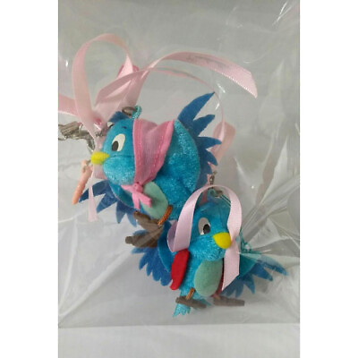 #ad Tokyo Disney Resort Cinderella Blue Bird Plush Mascot Figure Pair Strap O762 $184.30