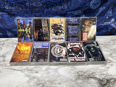 #ad Rap Hip Hop Cassette Lot Of 10 Shai 4 Tay MC Ren Tim Dog Jermaine Dupri $34.99