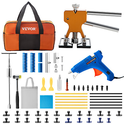 #ad VEVOR 53 Pcs Paintless Dent Repair Tools Damage Remover Car Body Dent Removal $43.99