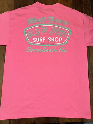 #ad Ron Jon Surf Shop Shirt Adult Large quot;WORLD FAMOUSquot; Cocoa Beach Florida Tee NWOT $21.99