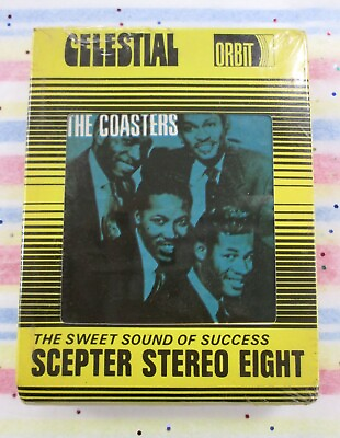 #ad The COASTERS Rocking My Soul 196? Orbit Records SEALED 8 TRACK TAPE #851 $14.00