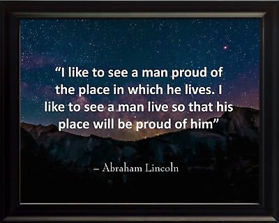 #ad Abraham Lincoln I Like To Poster Print Picture or Framed Wall Art $19.81