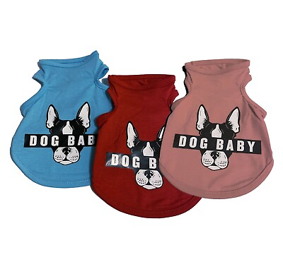 #ad PETnSport Pet Doggie Summer Vest T Shirt Small Dog Clothes Soft amp; Breathable 10 $7.95
