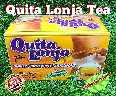 #ad TE QUITA LONJA TEA Ginger Root Artichoke Accion Xtreme 30 Bags 3 grs each $10.98