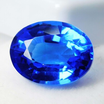 #ad Natural 9.88 CERTIFIED Loose Gemstone Ct BLUE Sapphire OVAL Cut gemstone loose $9.99