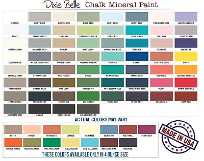 #ad Dixie Belle Chalk Mineral Paint All Sizes Same Day Ship Free Shipping Over $35 $23.95