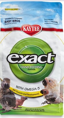 #ad Kaytee exact all birds Parrot Hand Feeding Formula 5lb use by 3 31 2024 $25.00