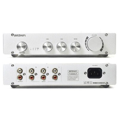 #ad BRZHIFI L1 Class A 2.0 2.1Ch HiFi Audio Power Amplifier 3Ch Wired In 1Ch Out $85.39