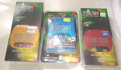 #ad Star Trek The Original TV Series Season 1 3 Box Sets 2004 Best Buy Bonus NIB $325.00