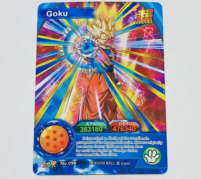 #ad Goku Dragon Ball Super Trading Card SSR No. 099 Tc5 $2.70