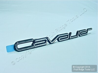 #ad GM OEM Chrome 95 02 Chevy Cavalier Trunk Emblem Nameplate $2.99