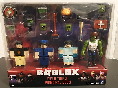 #ad Roblox Action Field Trip Z Principal Boss Four Figure Pack With Virtual Item New $25.00