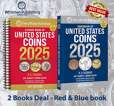 #ad New 2025 Official Red Book Price Guide United States US Coins Blue Book Lot $29.99