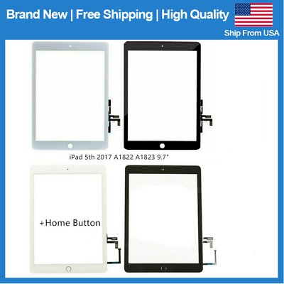 #ad Replacement Touch Screen Home Button For iPad 5th Gen 2017 Ver. A1822 A1823 $14.04