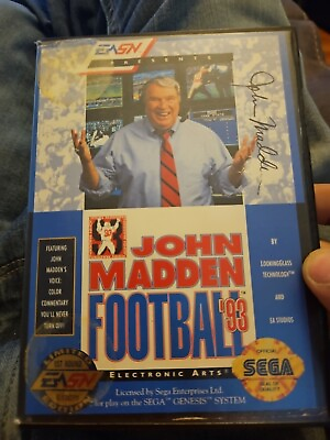 #ad John Madden Football #x27;93 Sega Genesis 1993 $20.00