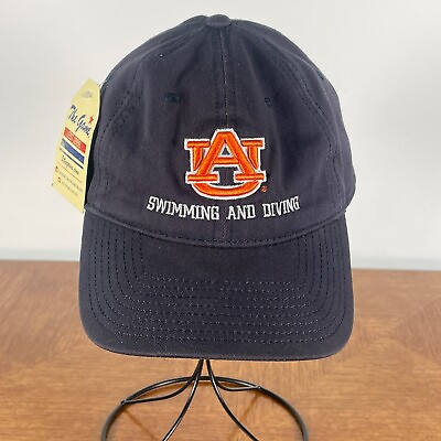 #ad Auburn Tigers Swimming and Diving Hat Cap The Game Navy Cotton Snapback One Size $29.80
