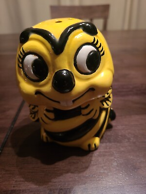 #ad Bumble Bee with toothy grin hot pepper or parmesan cheese Shaker anthropomorphic $49.95