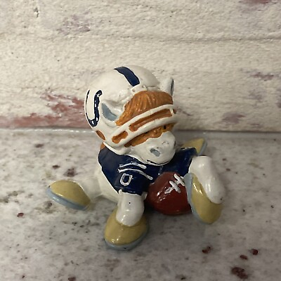 #ad VINTAGE 1983 Baltimore Colts NFL PVC Huddles MASCOT Figure Tudor Games $69.99