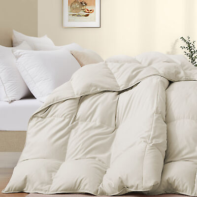 #ad Oversized Down Feather Comforter Ultra Soft Cozy King or Queen Bed Blanket $62.99