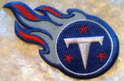 #ad Tennessee Titans 3.75quot; Iron On Embroidered Patch USA Seller $4.95