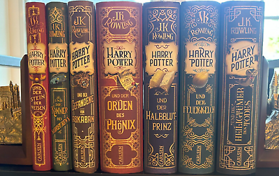 #ad Complete Harry Potter Series in German Three unique editions 21 books $321.20