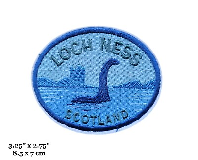 #ad Loch Ness Nessie Monster Scottish Folklore Myth Logo Embroidered Iron On Patch $4.99