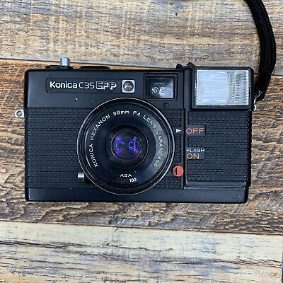#ad Konica C35 EF 35mm Point amp; Shoot Tested from Japan as is $39.95
