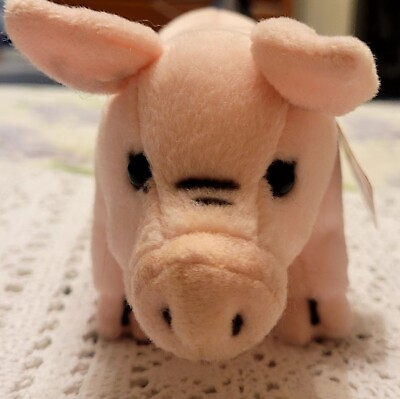 #ad Retired Gotta Getta Gund Pig Pink Plush quot;My Name Is Farm Animal.quot; Item#9051 $12.50