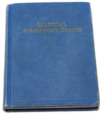 #ad Vintage Manual Of Subordinate Granges Of The Patrons Of Husbandry 1969 $34.99