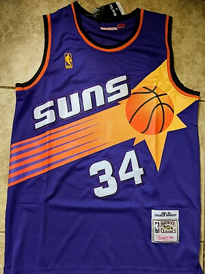 #ad Charles Barkley #34 Phoenix Suns Men#x27;s Throwback Stitched Jersey US Seller $44.99