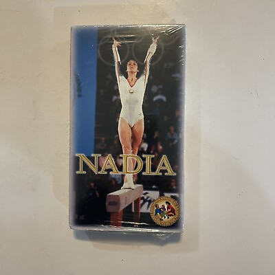 #ad vintage gymnastics vcr vhs tape Nadia Comaneci 1984 new sealed e10 $14.55