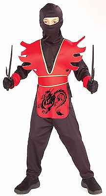 #ad Boys Dragon Ninja Costume Child Halloween Kids Samurai Uniform Karate Large L $16.99