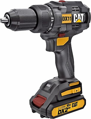 #ad Cat® 18V 1 FOR ALL 1 2quot; Cordless Drill Driver with Brushless Motor2 Batteries $136.99