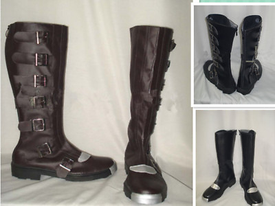 #ad classic version of Battlestar Galactica Cosplay Boots Custom Made Black brown $29.50