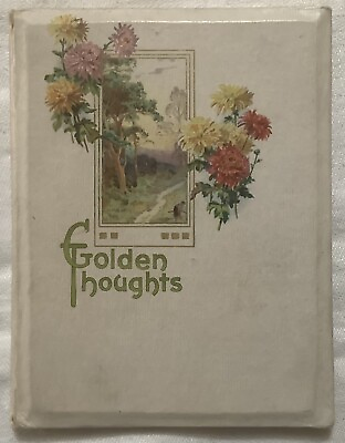 #ad Illustrated Victorian Book: Golden Thoughts The Hayes Lithography Co. 1890s $30.00