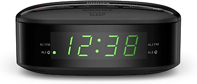 #ad Philips Audio TAR3205 LED Clock Radio with FM Digital Radio and Dual Alarm $14.07