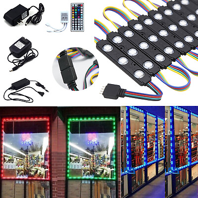 #ad 60 3000 LED RGB SMD 5050 3LED Injection Module Light WITH Interface DC 12V IP65 $21.99