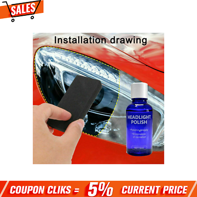#ad NEW 9H Headlight Cover Len Restorer Cleaner Repair Liquid Polish Car Accessories $7.99