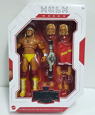 #ad HULK HOGAN WWE WWF Mattel Ultimate Edition Series 13 Action Figure NEW IN STOCK $31.95